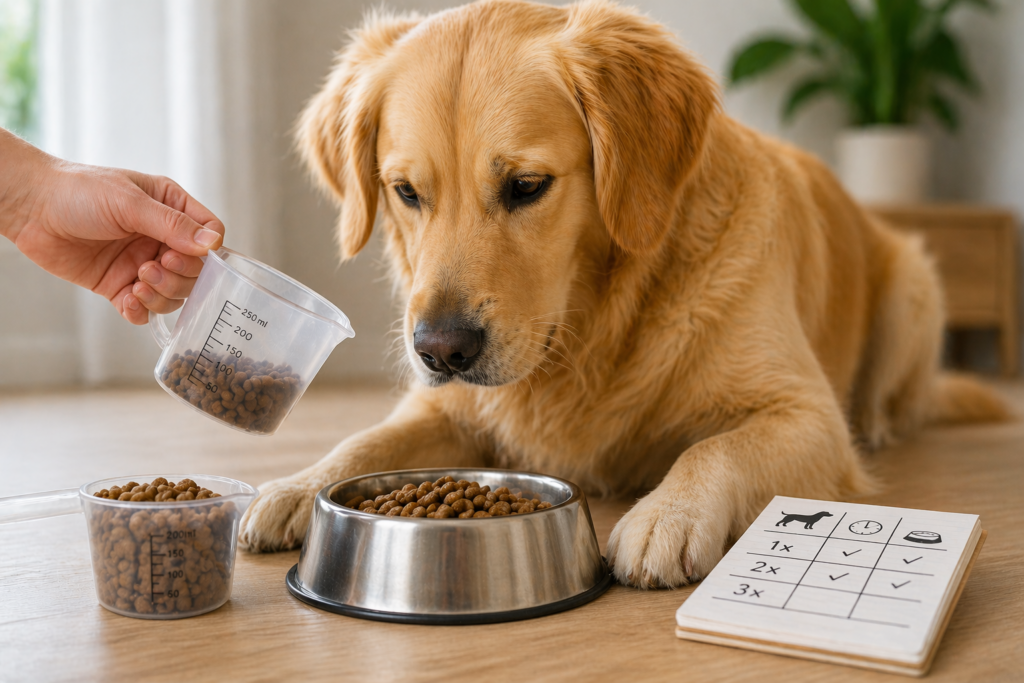 hoeveel moet een hond eten