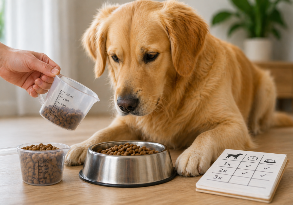 hoeveel moet een hond eten